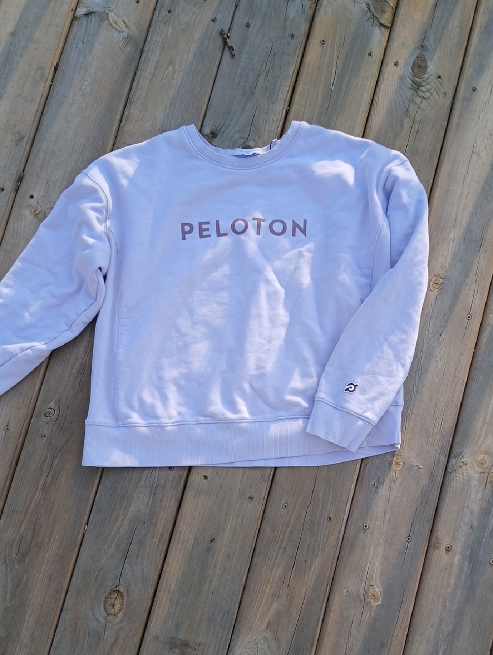 Peloton Lilac Logo Pullover Sweatshirt